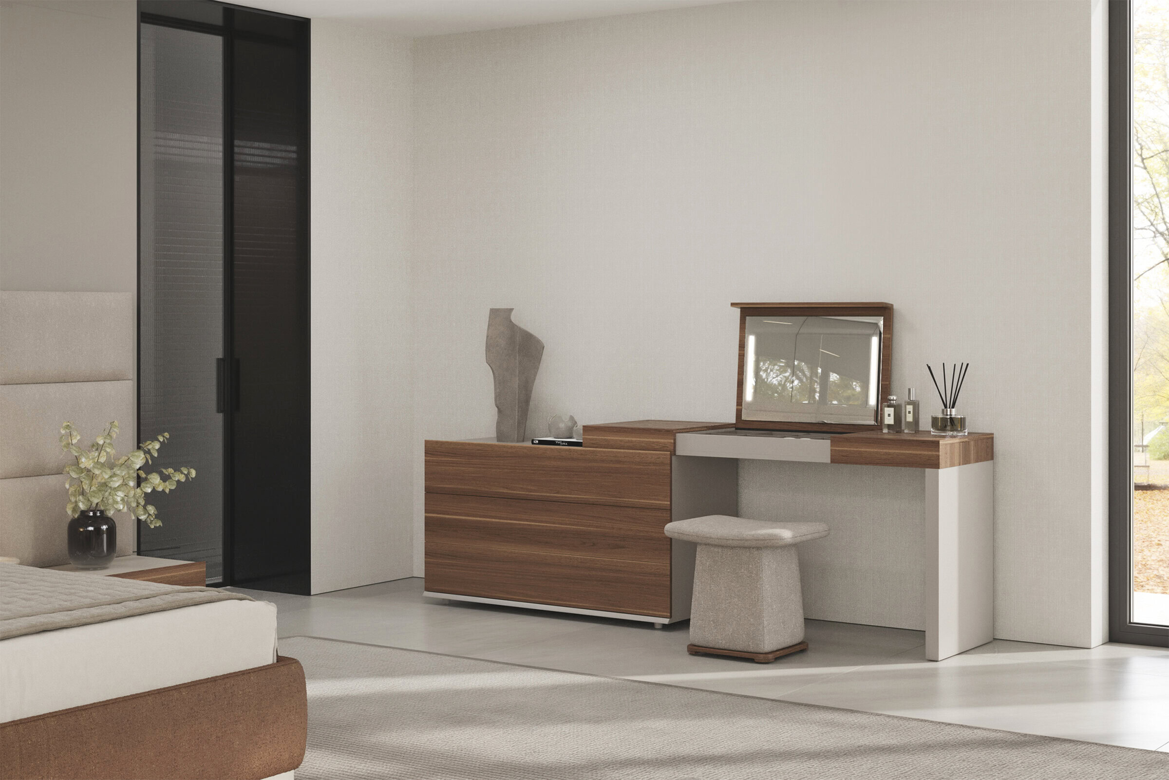 modern dressing unit Built-in Dressing Tables & Rooms in London