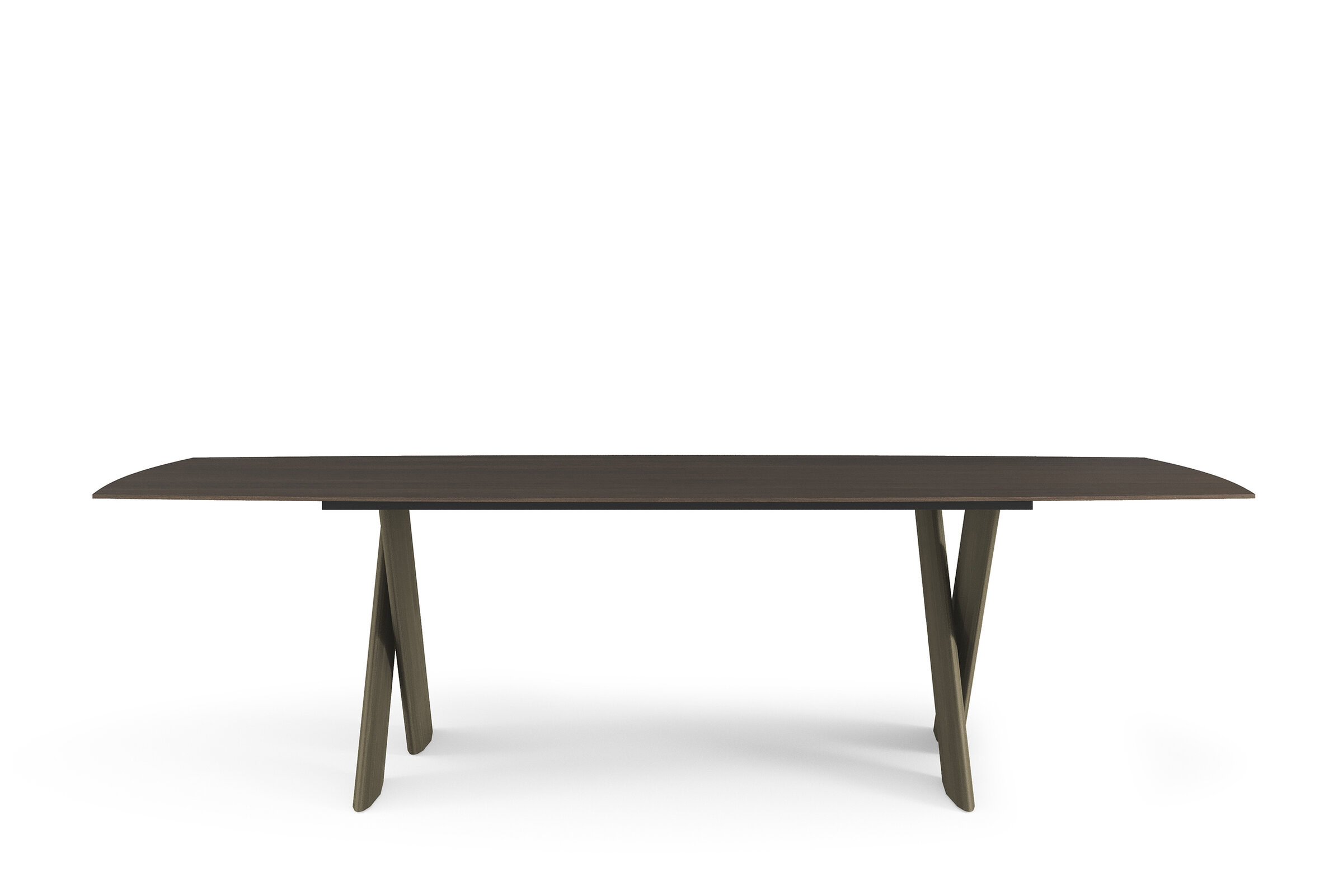 Modern wooden dining table with elegant design, durable construction, perfect for contemporary homes and furniture interiors. Versatile and stylish for family meals and gatherings.