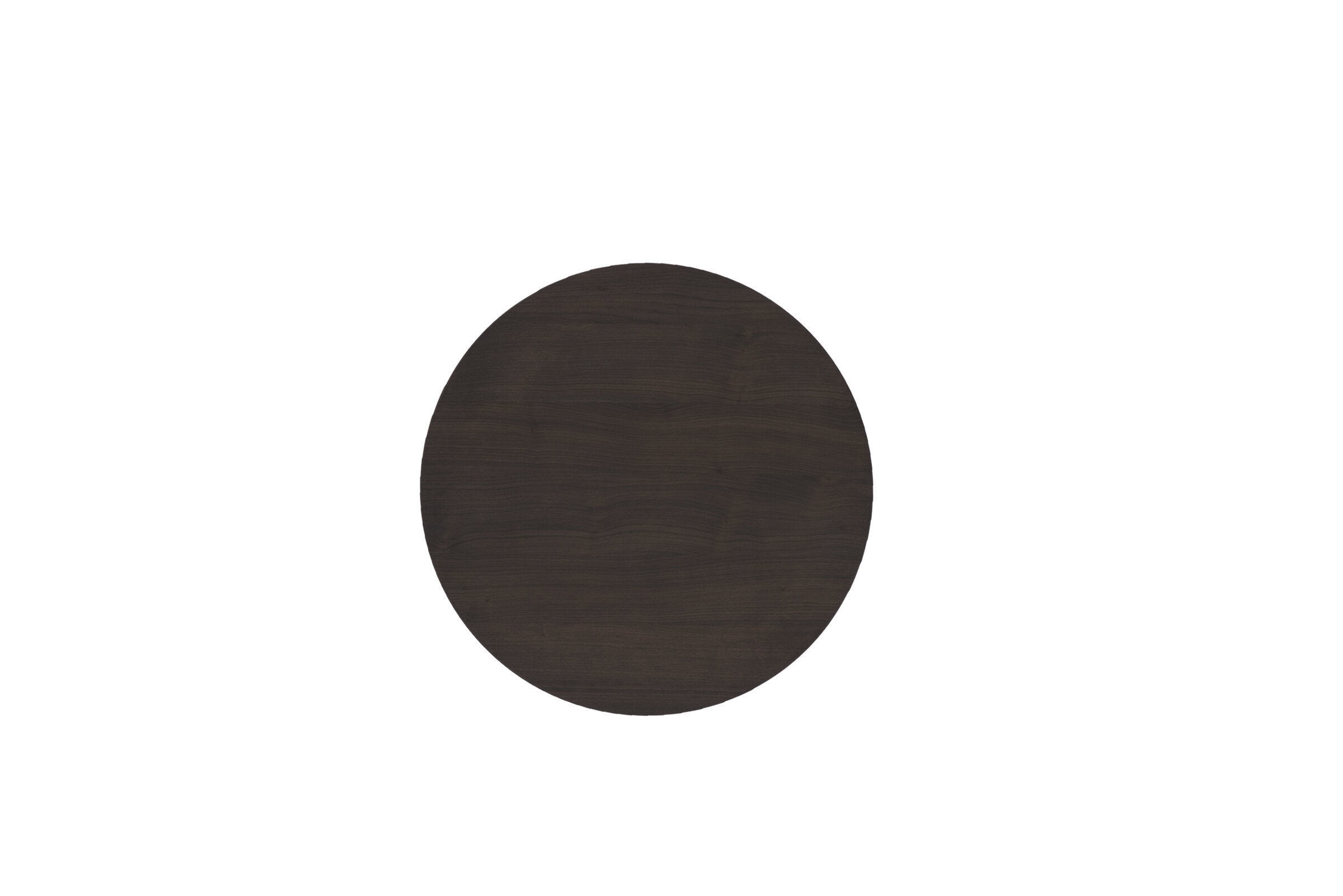 Sleek dark wood round coffee table, modern and stylish living room centerpiece, crafted with high-quality wood finish for durability and elegance. Perfect for contemporary home decor.
